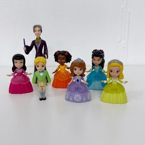 Disney Princess Sophia the First Castle Royal Prep Academy Friends- 7 figure lot